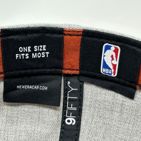 Phoenix Suns Hat Baseball Cap PHX NBA Basketball New Era 9Fifty Snapback Gray - Picture 11 of 12